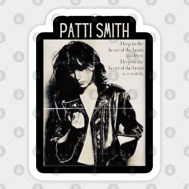 Patti Smith Sticker by FunComic